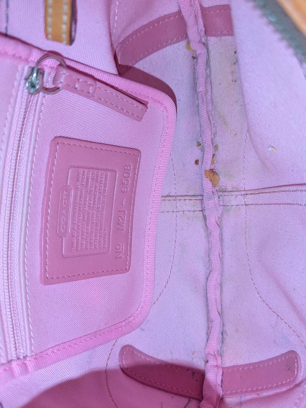 Vintage Coach Shoulder Bag With Coach Wristlet (2 Bags) - Picture 3 of 5